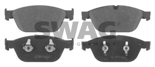 SWAG 25161 Комплект гальмівних колодок, дискове гальмо