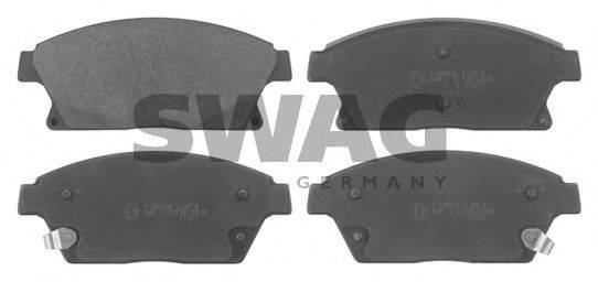 SWAG 25034 Комплект гальмівних колодок, дискове гальмо