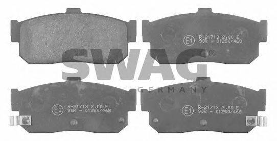 SWAG 82916272 Комплект гальмівних колодок, дискове гальмо