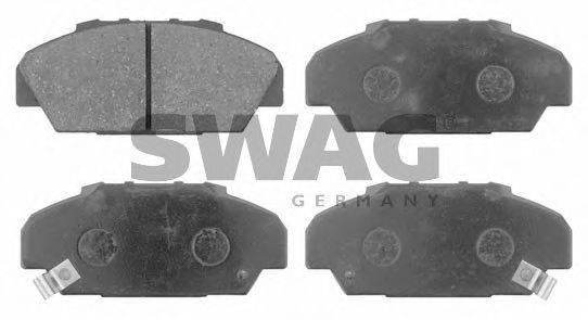 SWAG 21700 Комплект гальмівних колодок, дискове гальмо