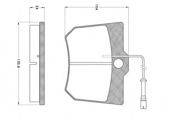 REMPLOY LTD 1025 Комплект гальмівних колодок, дискове гальмо
