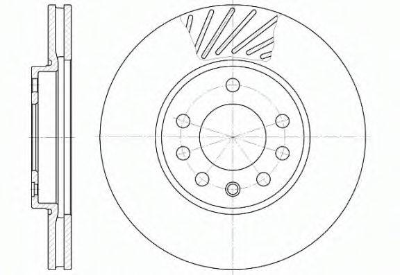 A.P. X 24739 гальмівний диск