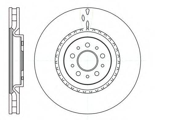 A.P. 24832V гальмівний диск