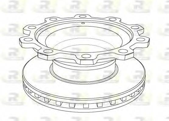 ROADHOUSE 55166 гальмівний диск