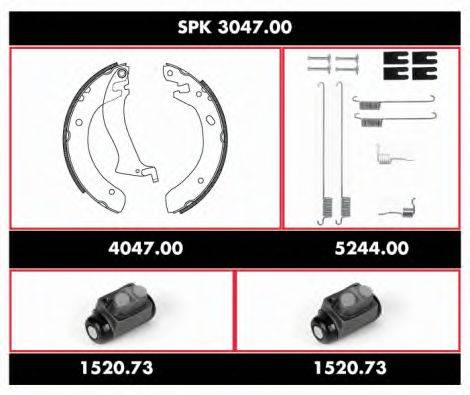 REMSA SPK304700 Комплект гальм, барабанний гальмівний механізм