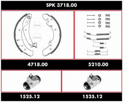 REMSA SPK371800 Комплект гальм, барабанний гальмівний механізм
