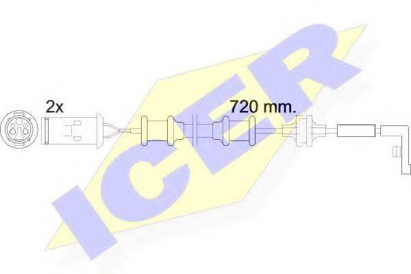 ICER 610444EC Сигналізатор, знос гальмівних колодок