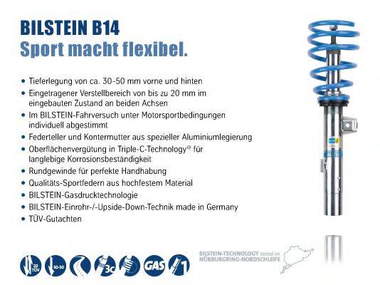 BILSTEIN BIL014351 Комплект ходовой части, пружины / амортизаторы
