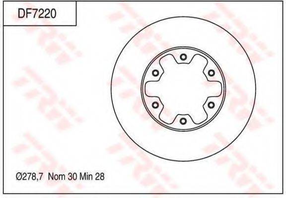 NISSAN 402063XA0A гальмівний диск
