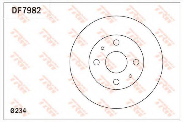 TRW DF7982 гальмівний диск