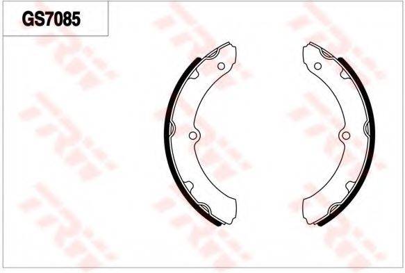 TRW GS7085 Комплект гальмівних колодок
