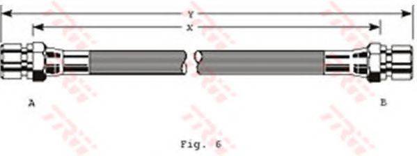 TRW PHA279 Гальмівний шланг