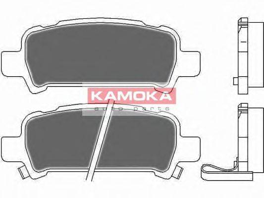 KAMOKA 23572 Комплект гальмівних колодок, дискове гальмо
