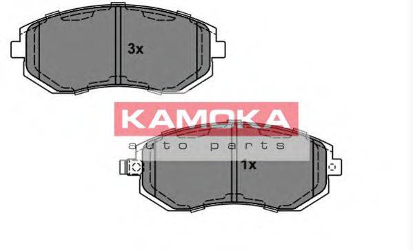 KAMOKA 23866 Комплект гальмівних колодок, дискове гальмо