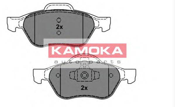 KAMOKA 101162 Комплект гальмівних колодок, дискове гальмо