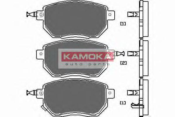 KAMOKA JQ101113 Комплект гальмівних колодок, дискове гальмо