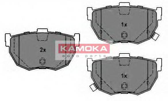 KAMOKA 21555 Комплект гальмівних колодок, дискове гальмо