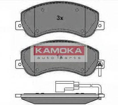 KAMOKA 24484 Комплект гальмівних колодок, дискове гальмо