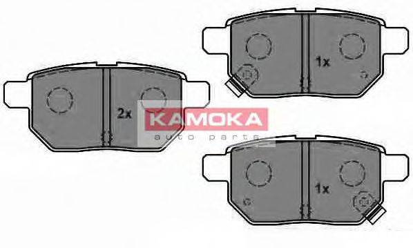KAMOKA 1018084 Комплект гальмівних колодок, дискове гальмо