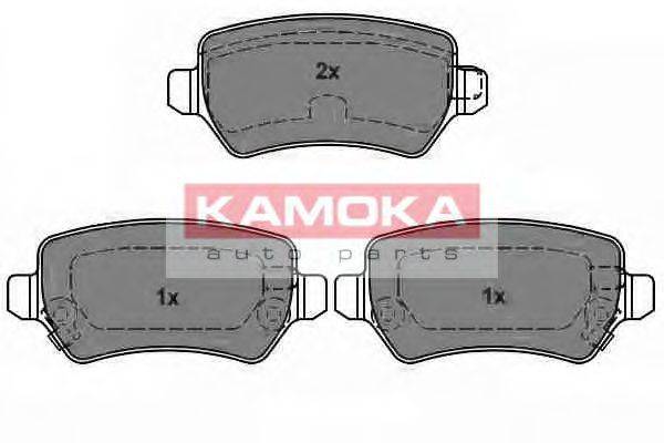 KAMOKA JQ101141 Комплект гальмівних колодок, дискове гальмо