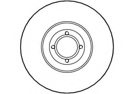 SEBRO 2267 гальмівний диск