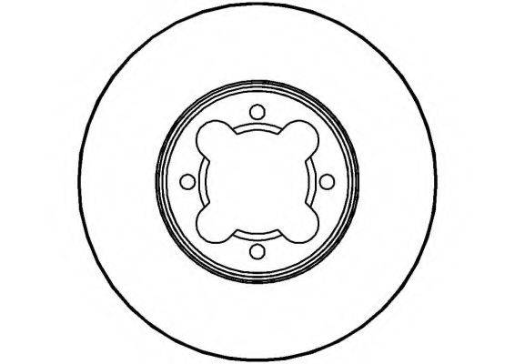 NATIONAL NBD269 гальмівний диск