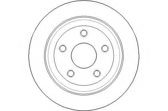 NATIONAL NBD1693 гальмівний диск