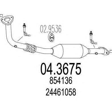 MTS 043675 Каталізатор