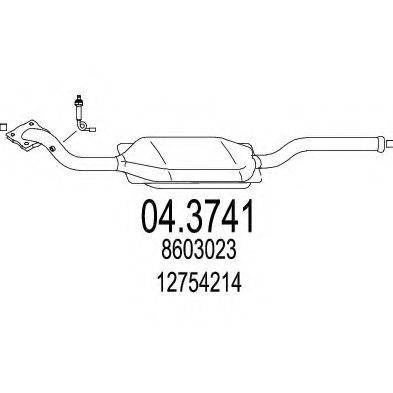 MTS 043741 Каталізатор