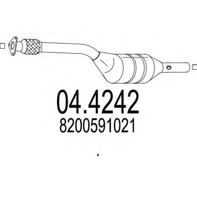 MTS 044242 Каталізатор