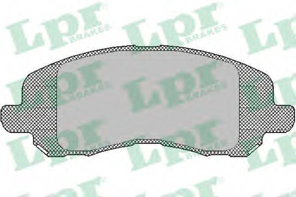 LPR 05P1430 Комплект гальмівних колодок, дискове гальмо