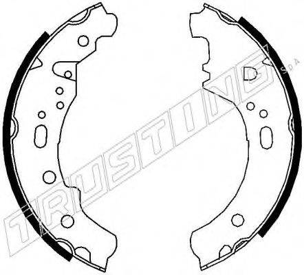 VAPSINT 048 Комплект гальмівних колодок