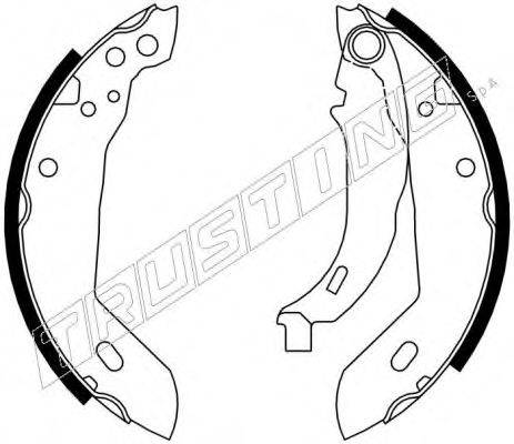 DEX 27045 Комплект гальмівних колодок