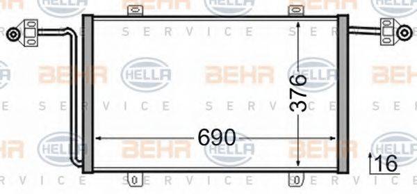 OPEL 45 00 909 Конденсатор, кондиціонер