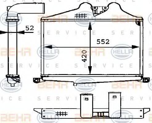 MERCEDES-BENZ A 677 501 14 01 Інтеркулер