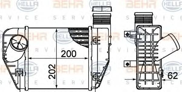 AUDI 4F0145805J Інтеркулер