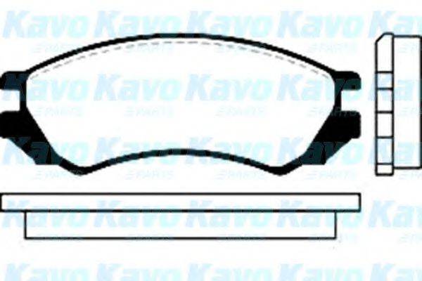 KAVO PARTS BP6516 Комплект гальмівних колодок, дискове гальмо