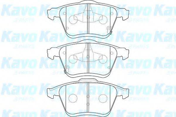 KAVO PARTS BP4566 Комплект гальмівних колодок, дискове гальмо