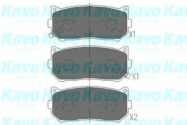 MK KASHIYAMA BP-4005 Комплект гальмівних колодок, дискове гальмо