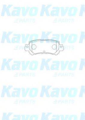 KAVO PARTS KBP4573 Комплект гальмівних колодок, дискове гальмо