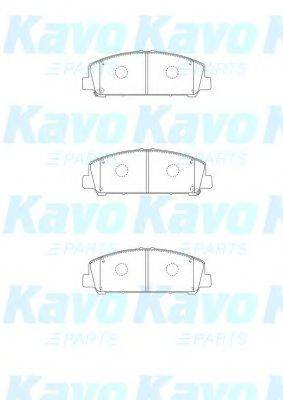 KAVO PARTS BP6621 Комплект гальмівних колодок, дискове гальмо
