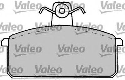 VALEO 597307 Комплект гальмівних колодок, дискове гальмо