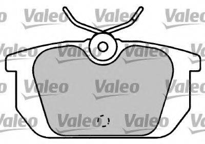VALEO 597048 Комплект гальмівних колодок, дискове гальмо