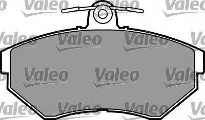 VALEO 597527 Комплект гальмівних колодок, дискове гальмо