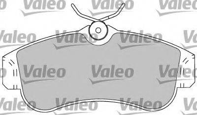 VALEO 597090 Комплект гальмівних колодок, дискове гальмо