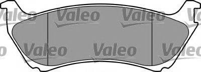 VALEO 597317 Комплект гальмівних колодок, дискове гальмо