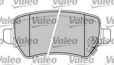 VAUXHALL 95507655 Комплект гальмівних колодок, дискове гальмо