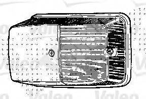 VALEO 84998 Ліхтар освітлення номерного знаку