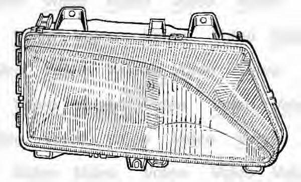 VALEO 87318 Розсіювач, основна фара