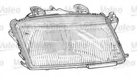 VALEO 87343 Розсіювач, основна фара
